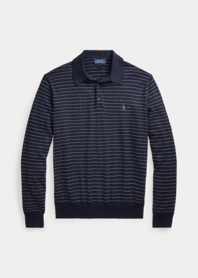 Men's Polo Ralph Lauren Cotton Polo-Collar Sweater | 365108BJA